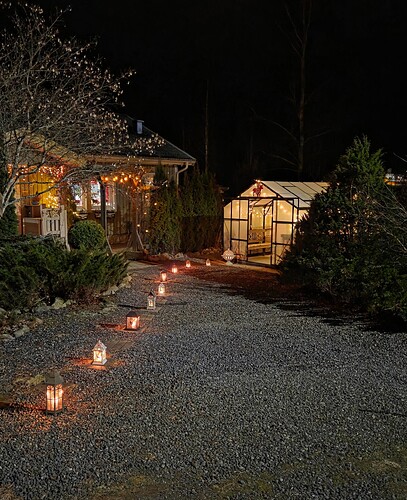 Mikon kuva lyhdyistä