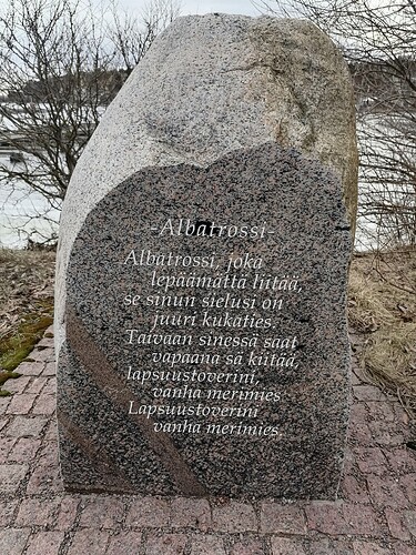 kotka Juha Vainio kivi 9.3.2025 3
